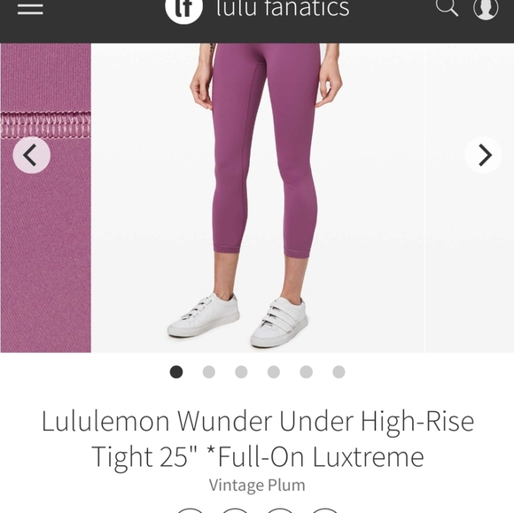 lululemon athletica Pants - EUC wunder under full on luxtreme, 25"